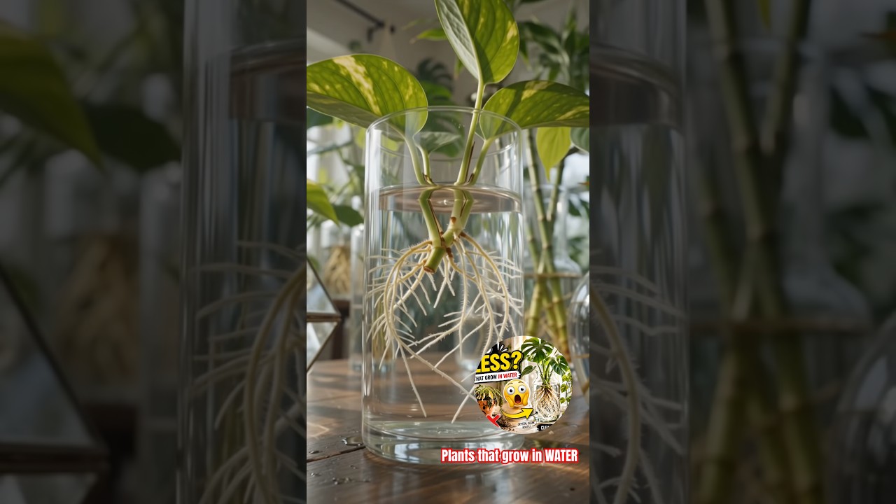 Plants that grow in water! #gardeningtips