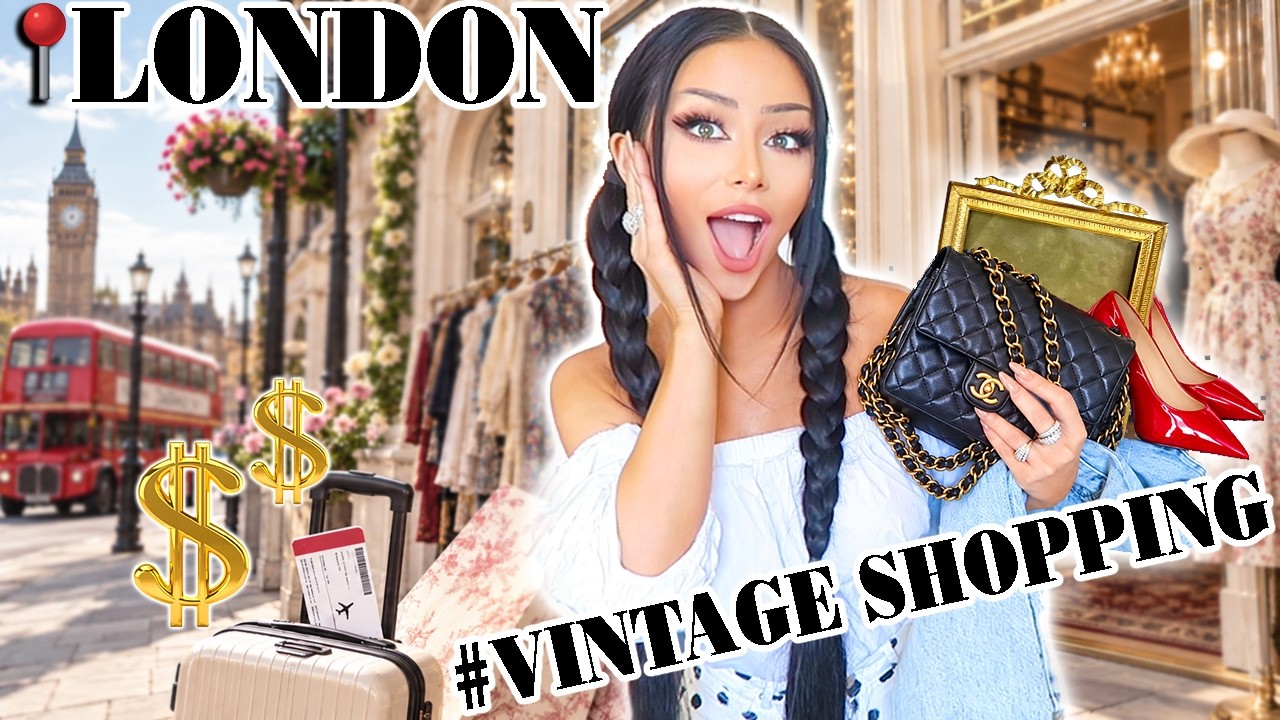 Vintage Shopping Spree in London! (because i missed my flight)