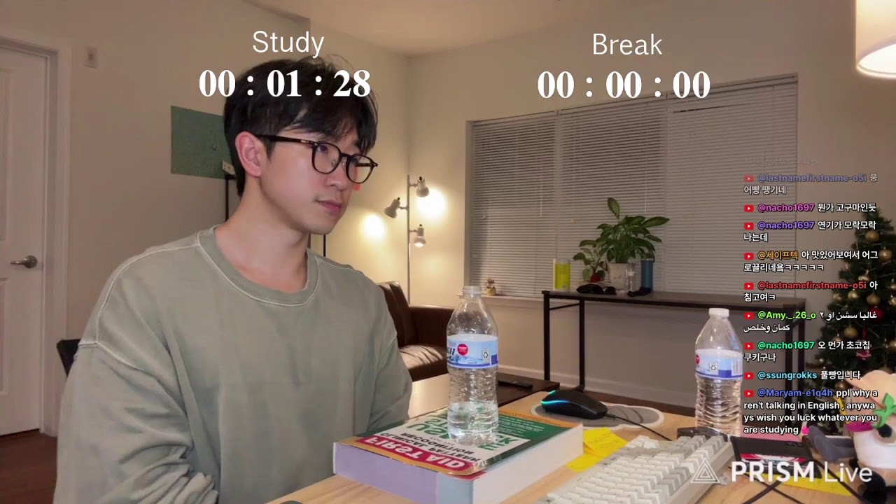Step 2 D-20 미국 의대생 스터디윗미 Study with Me Pomodoro 50분 공부, 10분 휴식