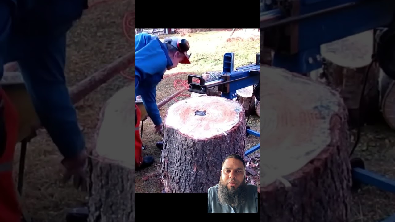 Dangerous Homemade Firewood Processing😁 #firewood #processor #machine #youtubeshorts #shorts