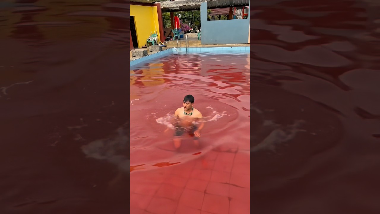 Kolam renang berdarah #shorts #minivlog #bocilwargads #maspreman