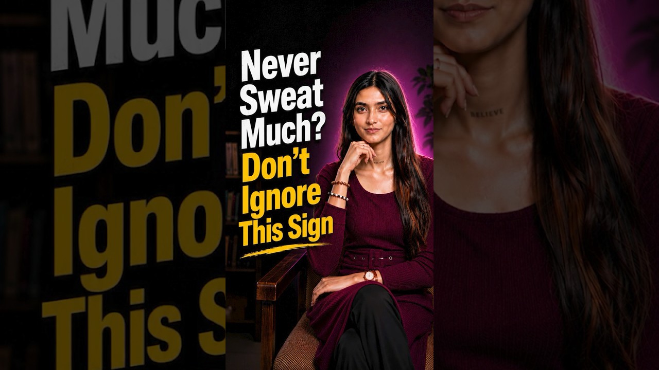 Never Sweat Much? Don't Ignore This Warning Sign! | DigiDoc