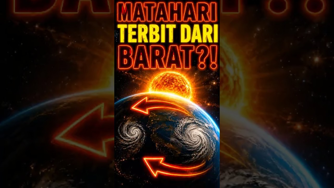 APA JADINYA JIKA MATAHARI TERBIT DARI BARAT? #astronomi #planet #shortsyoutube #space #sun