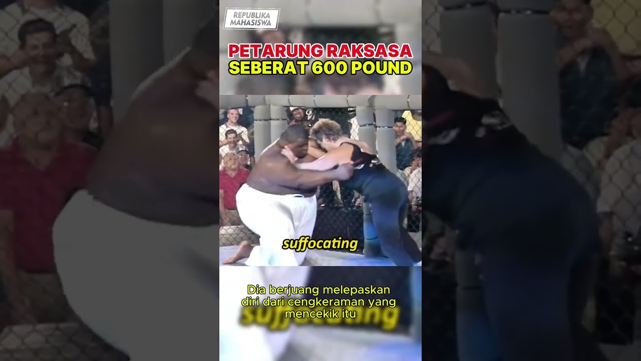 PETARUNG RAKSASA SEBERAT 600 POUND!! #ufc #mma #sport #boxing #sports