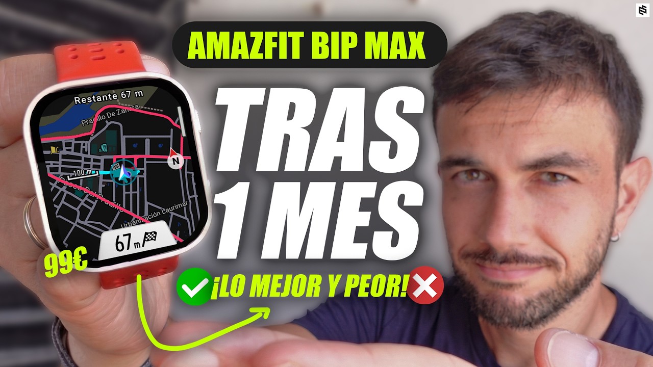 HAN ROTO el MERCADO!🤯AMAZFIT BIP MAX: REVIEW tras 31 DÍAS