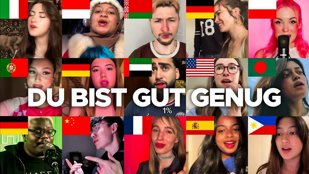 DU BIST GUT GENUG - KITSCHKRIEG · BLUMENGARTEN - Who Sang It Better (20 Different Countries)
