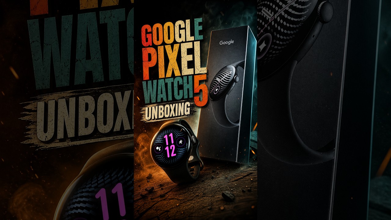 Google Pixel Watch 5 Unboxing: 41mm Wi-Fi Variant First Look