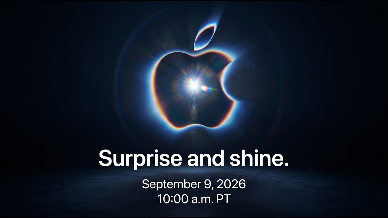 BREAKING NEWS!! It's OFFICIAL! Apple September 9th Event - iPhone 18 Pro Max, ULTRA & More!
