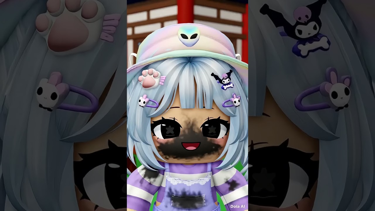 BIBI MAIN GUNTING BANTU KERTAS PAS ISTIRAHAT SEKOLAH SAMA BOBO  #bimalafamily #bibicantik01 #roblox