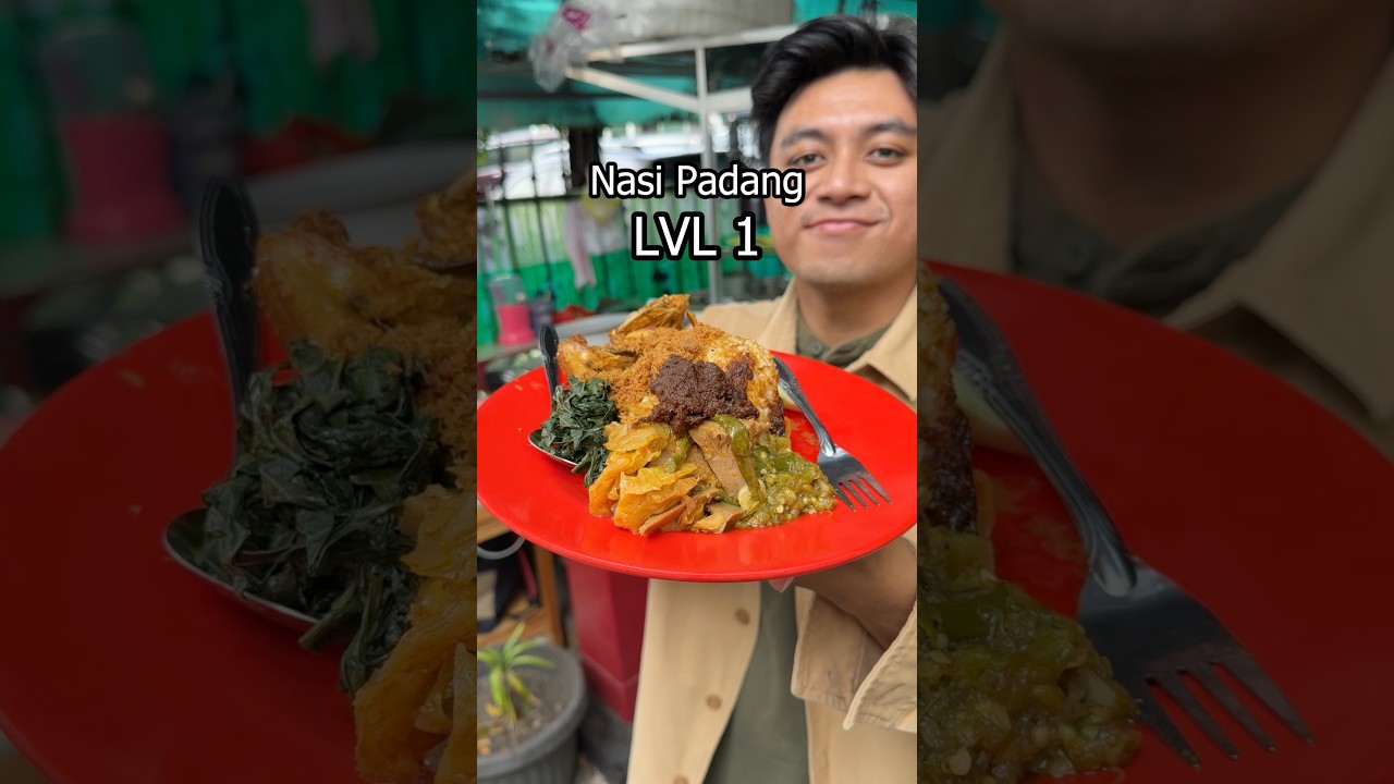 3 Level Nasi Padang #food #star #review #fyp #shorts