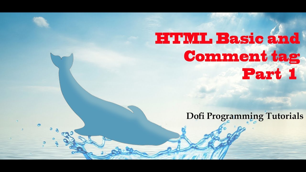Html video tutorial in Hindi  -  Basic and Comment tag   Part  1