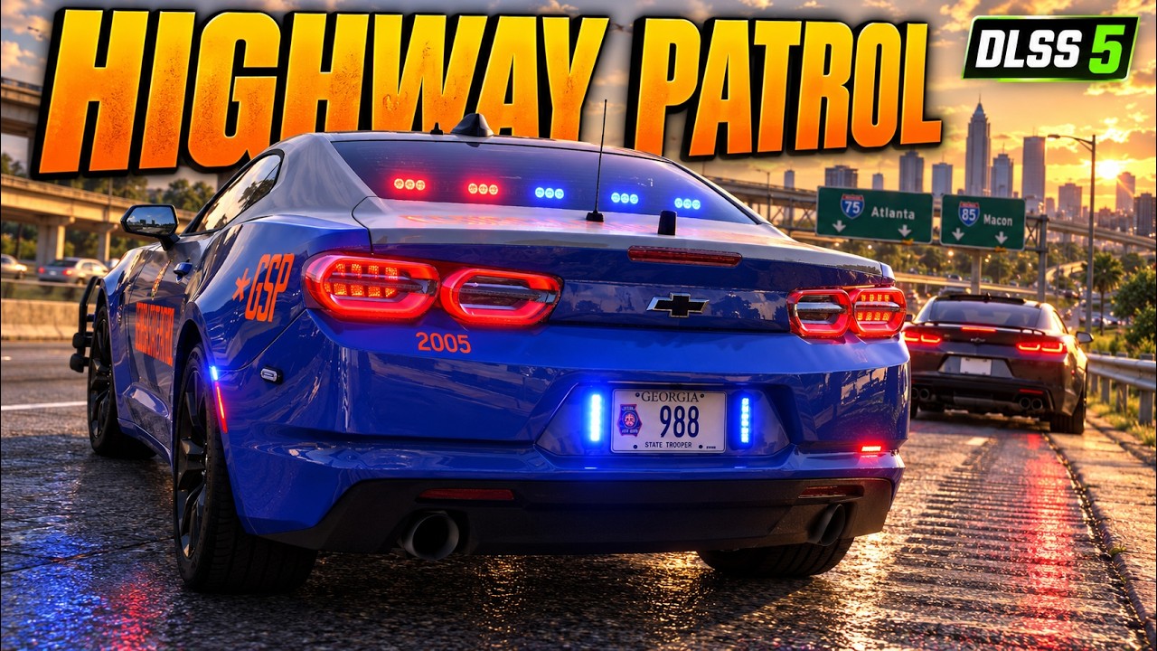 GTA 5 Legacy Looks THIS Real?! DLSS 5 GSP Slicktop Camaro Patrol | LSPDFR