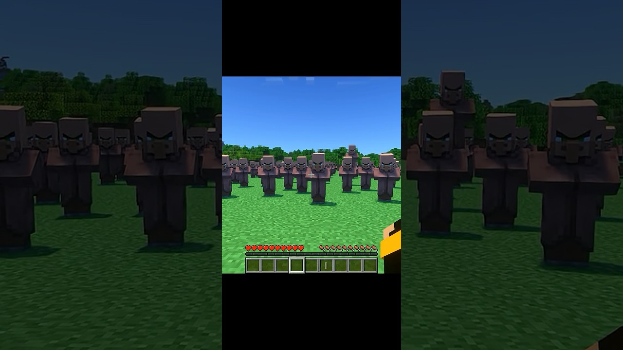 Minecraft but villagers kick me out #minecraft #shorts