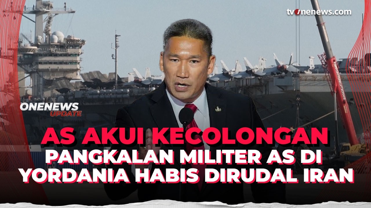 Akhirnya! Pejabat Tinggi AS Akui Pangkalan Militer di Yordania Dibombardir Iran | OneNews Update