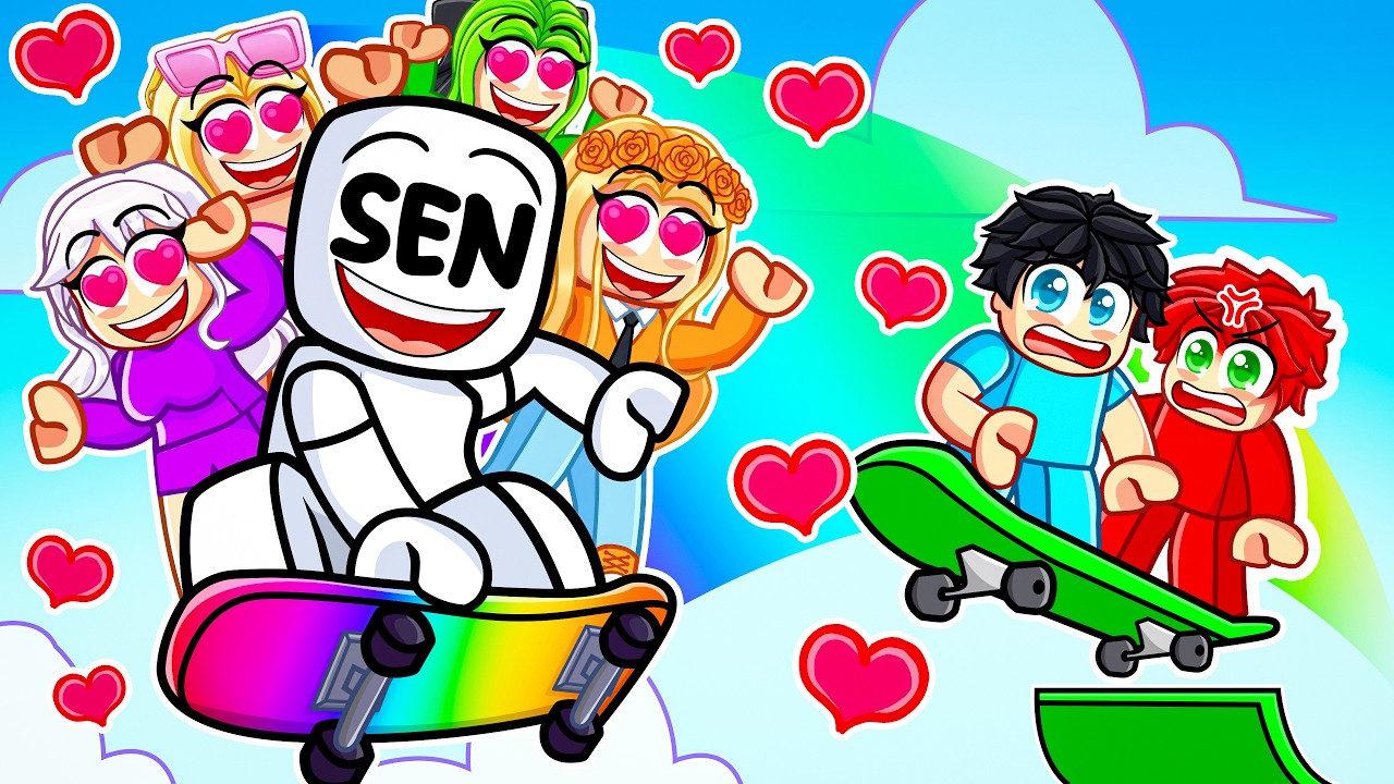 SEN OP KAYKAY ile KIZLARI KENDİNE AŞIK ETTİN - Roblox