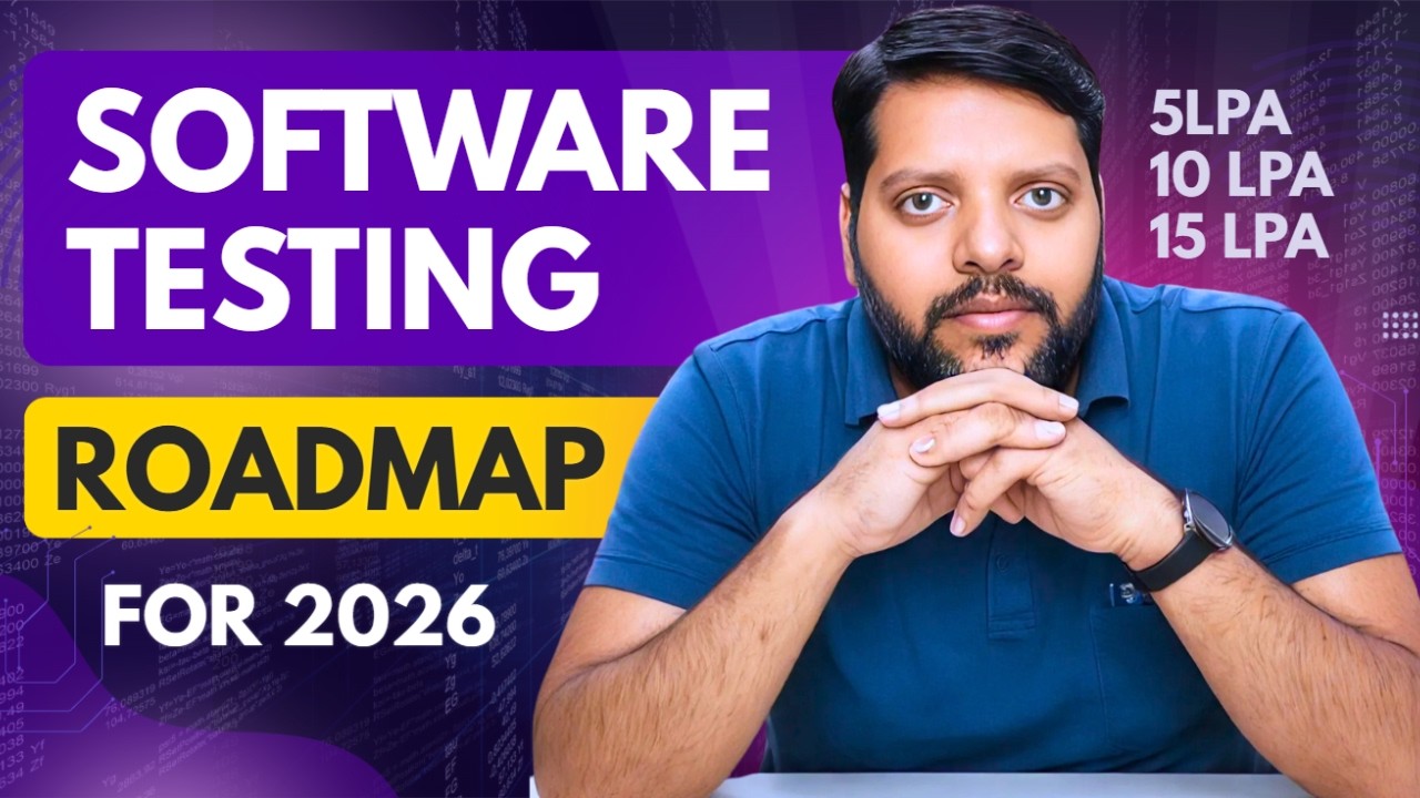 Software Testing Roadmap 2026 | Stop Learning the Wrong  Software Testing