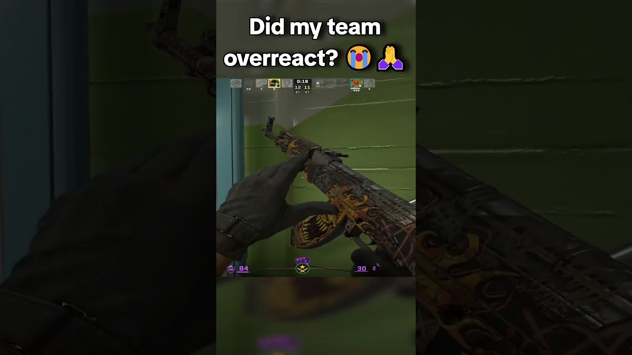 did my teamates over react? 😭🙏 #cs2 #csgo #funny #gaming #cs2clips #cs2moments #cs2gameplay