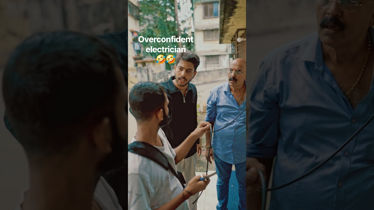 Overconfident electrician 😂😂 #productreview #VinayKumar #comedy #funfriendindia