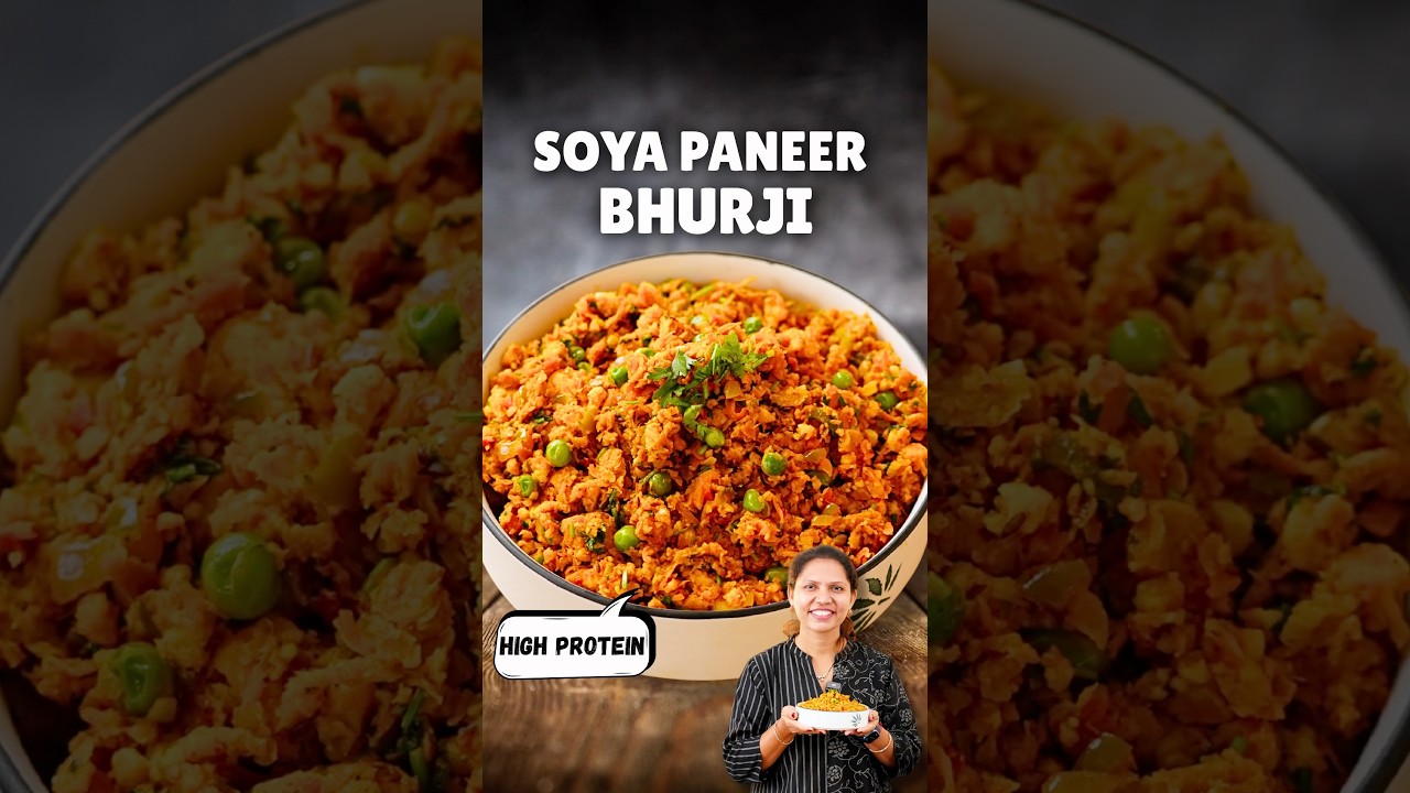 High protein soya paneer Bhurjee | high protein recipe | #shorts | kabitaskitchen