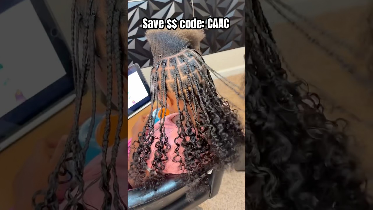 Miracle Knots Style On Baby Girl?!😍Raw Burmese Curly Crochet Hair Ft.@UlaHair #crochet