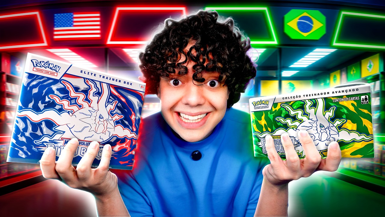 BRASIL vs USA – QUAL ETB POKÉMON É MELHOR?