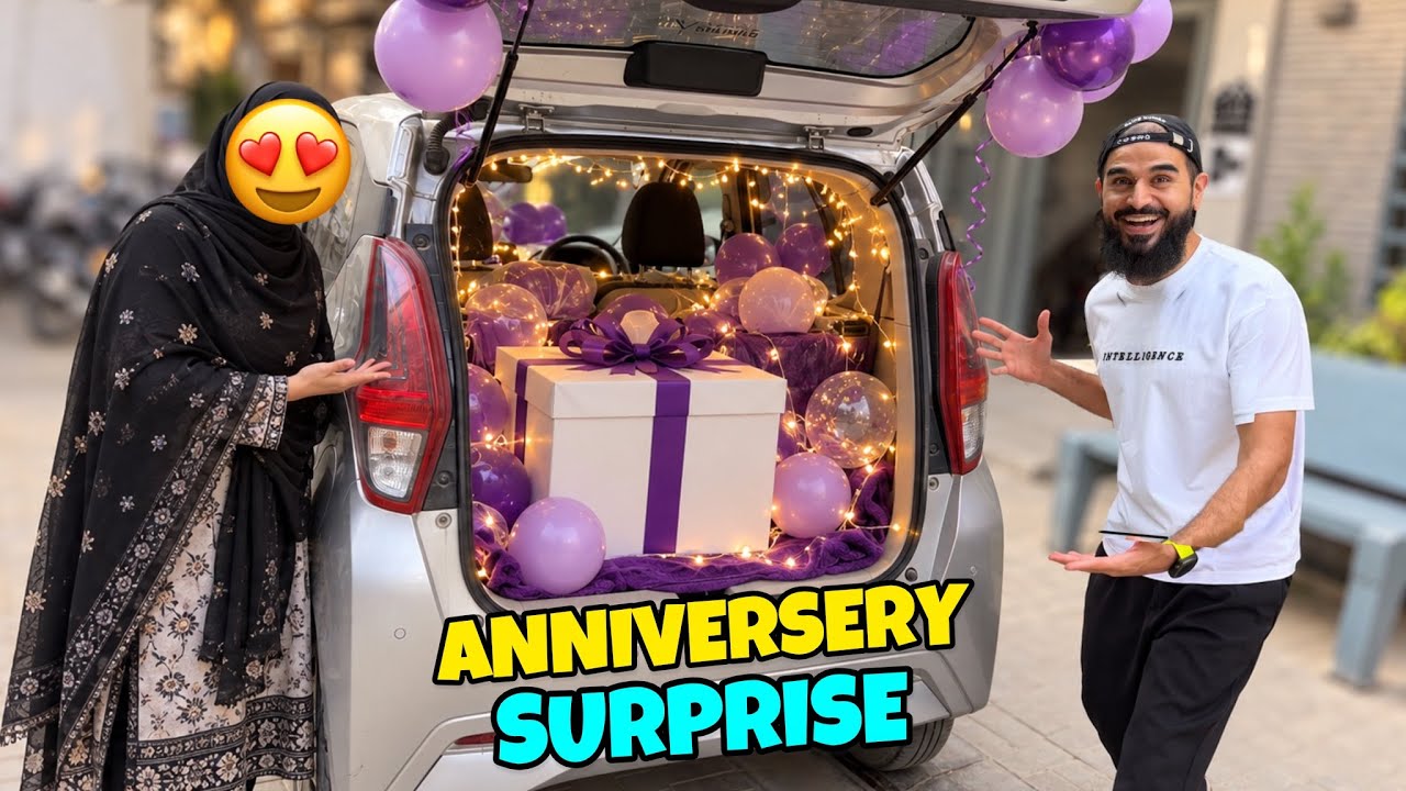 Wedding anniversery bhool gaya main 😳 Jaldi jaldi surprise ready karna para phir 😍
