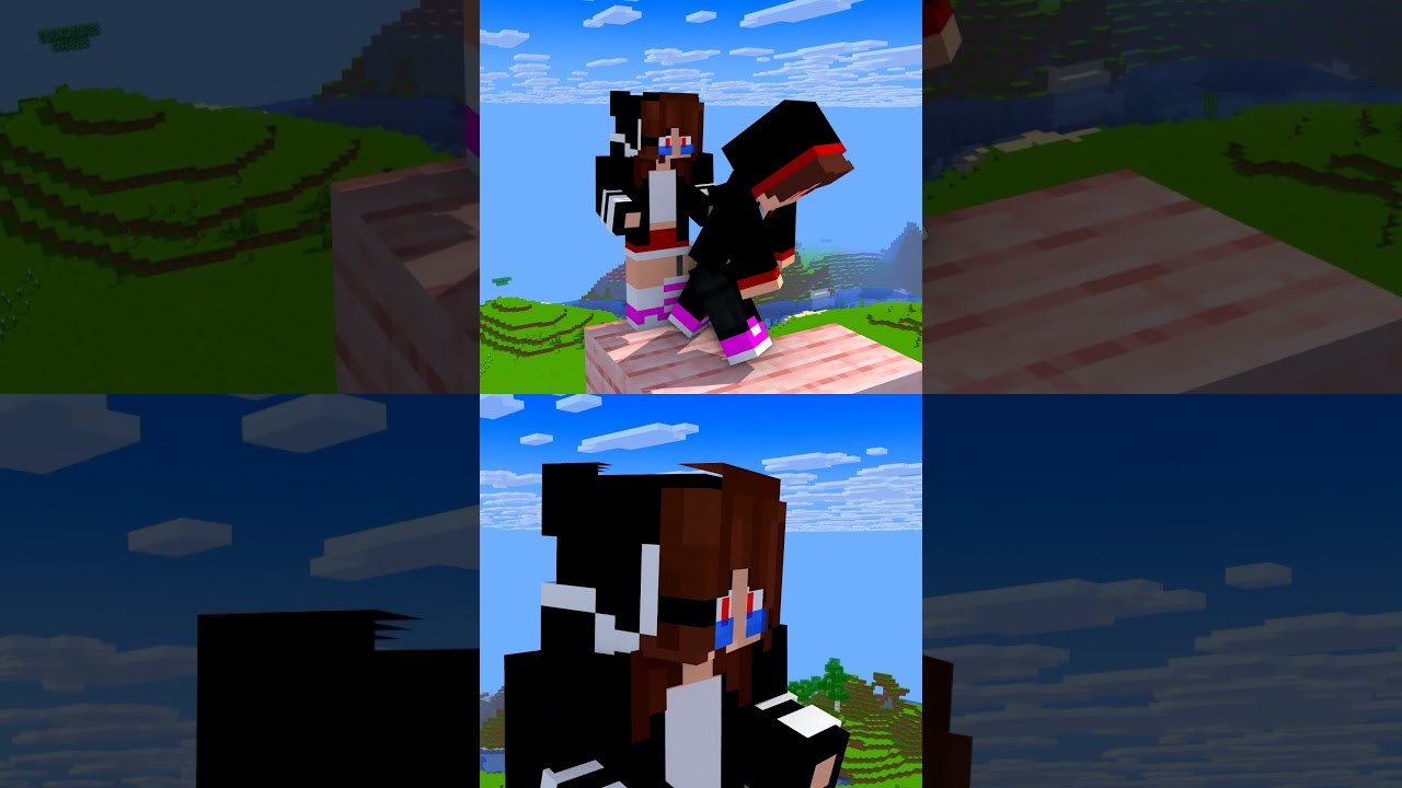 Dark JJ Sister Skyblock Trap 😂🤯 - MAIZEN Minecraft Animation #minecraftanimation #maizen