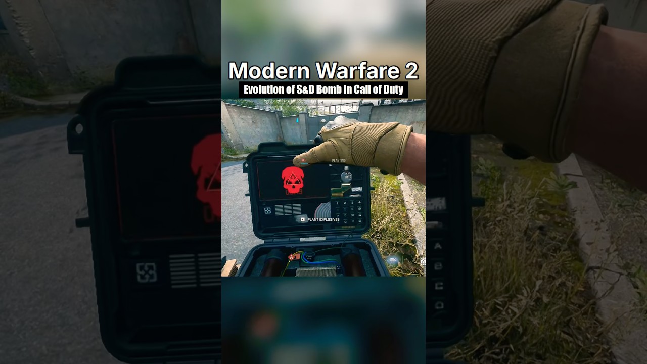 Evolution of S&D Bomb in Call of duty Modern  Warfare Series 💣