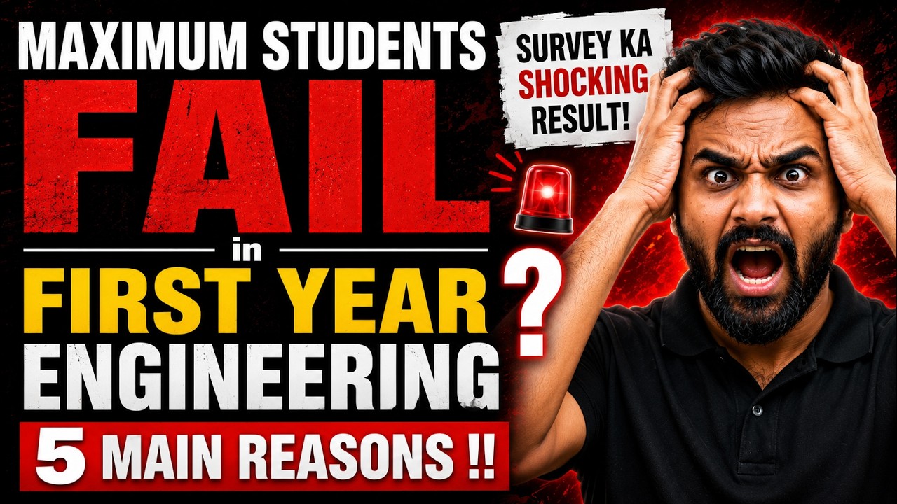 ENGINEERING STUDENTS FAIL IN FIRST YEAR? | 5 COMMON MISTAKES EVERY STUDENT MUST AVOID | Pradeep Sir