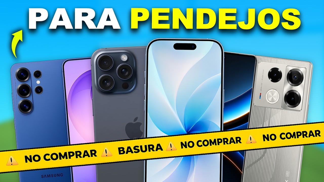 Los 7 PEORES Celulares que NO DEBES Comprar en 2026👎(BASURA)