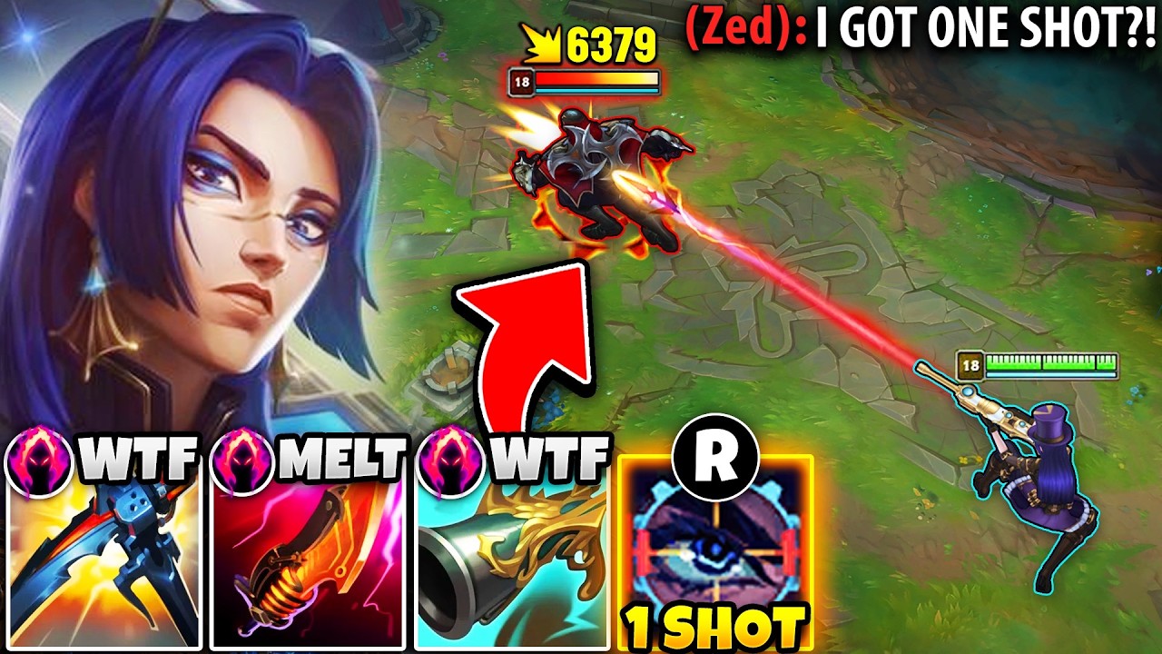 I AM ADDICTED TO SNIPER LETHALITY CAITLYN! PRESS R AND DELETE THEM FROM FULL HEALTH!