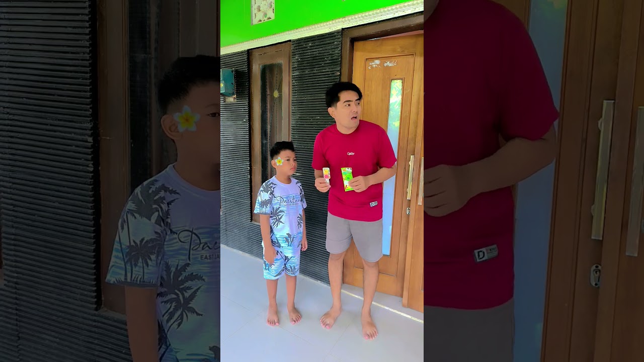 Adek prank papah #shorts