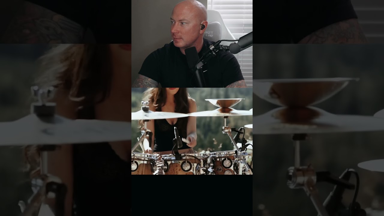 Meytal Cohen plays tool on drums #shorts