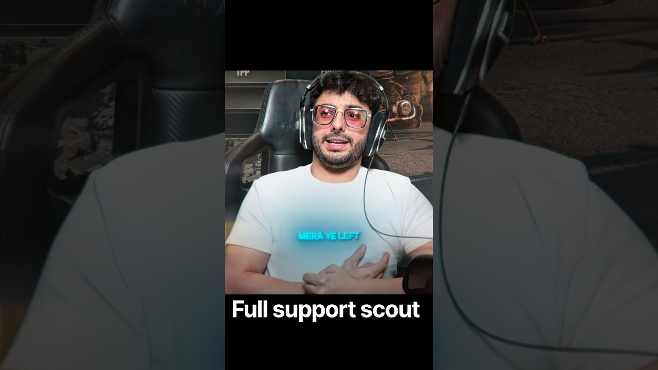 FULL SUPPORT SCOUT 🤣 #carryminati #shorts #carryislive #bigboss #funny #scout #trending #memes