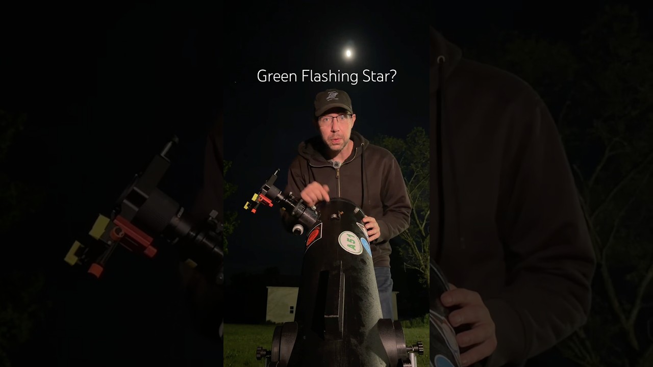 Green Flash during Full Blue Moon