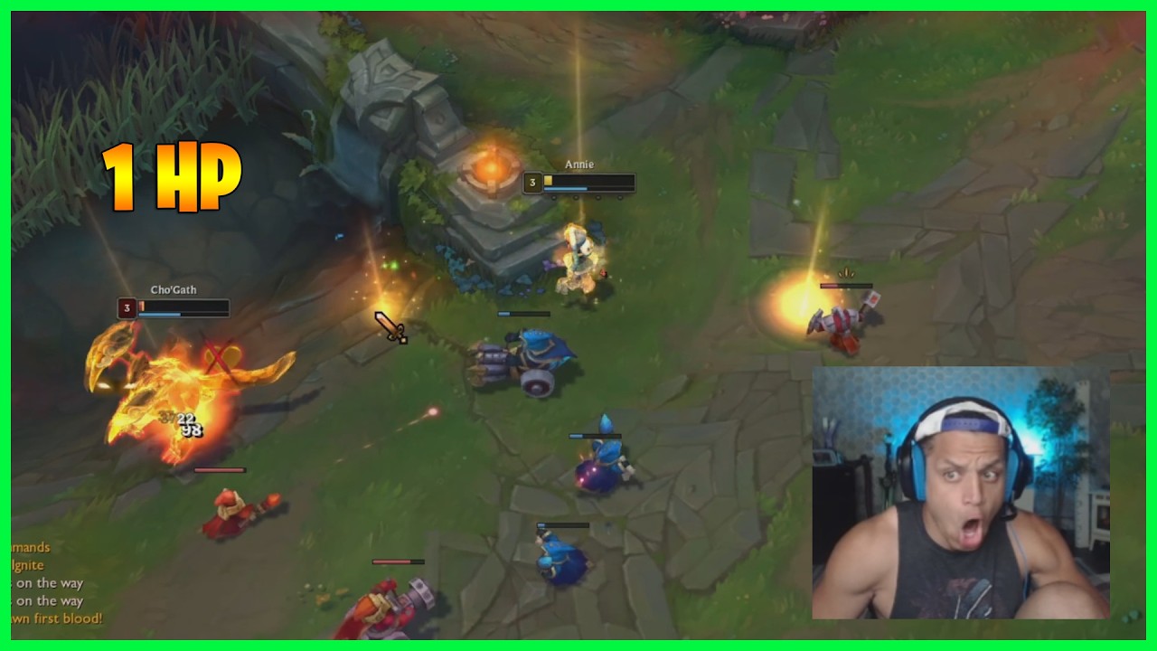 This 1 HP Moment Completely BROKE Tyler1...LoL Daily Moments Ep 3444