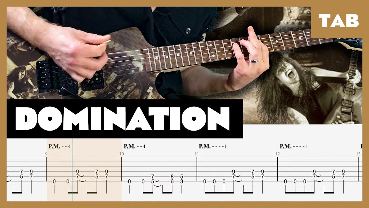 Pantera - Domination - Guitar Tab | Lesson | Cover | Tutorial