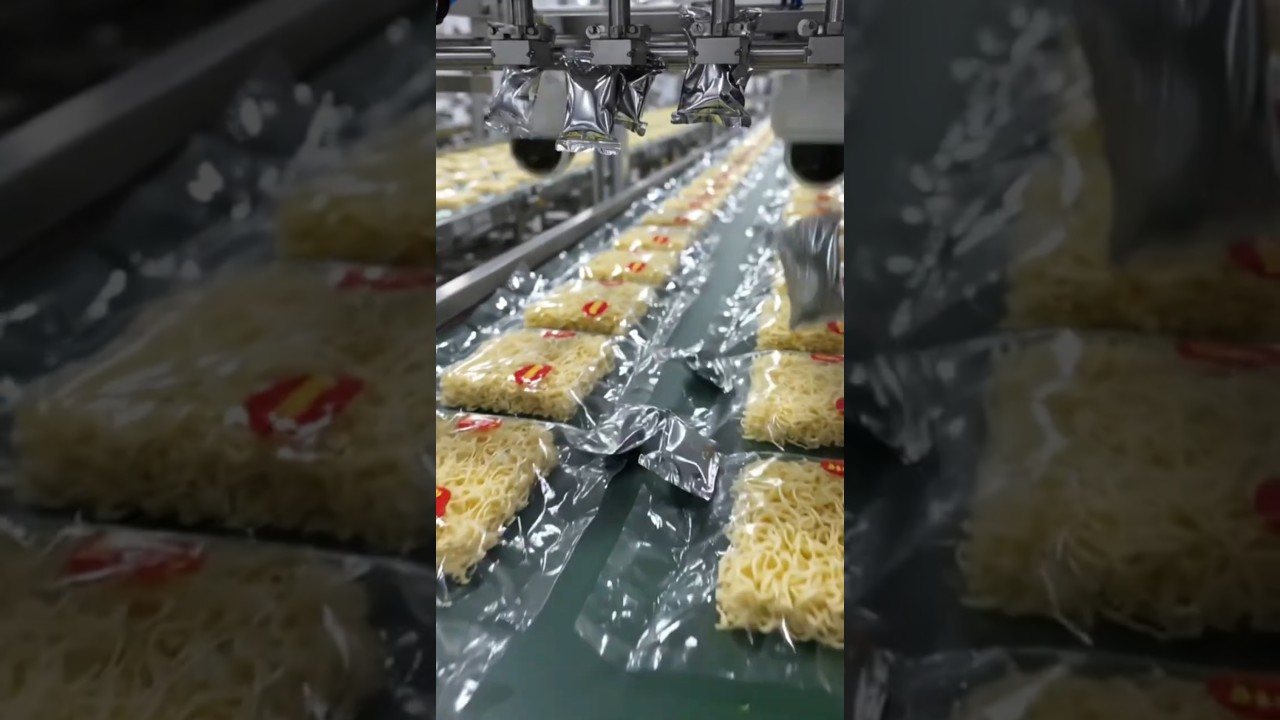 How to make maggi in fectory manufacturing and packaging?