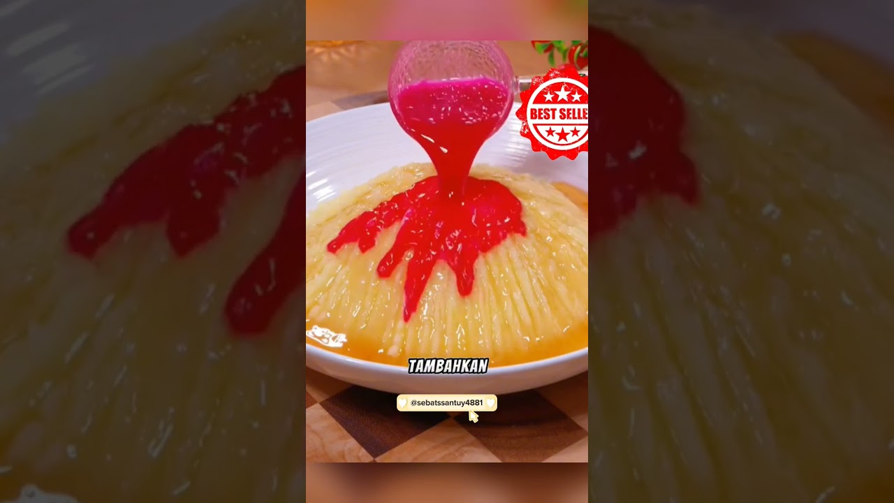 Resep Dessert Kentang Yang Indah Dan Lezat. #viral #food #idejualandarirumah #trending #resepmurah