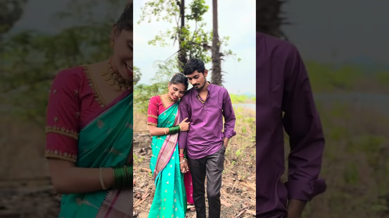 वटपोर्णिमाचा लुक चिमणीच्या पप्पानी सिलेक्ट केला 😅#marathivlog #momlife #couplevlog #comedy #family