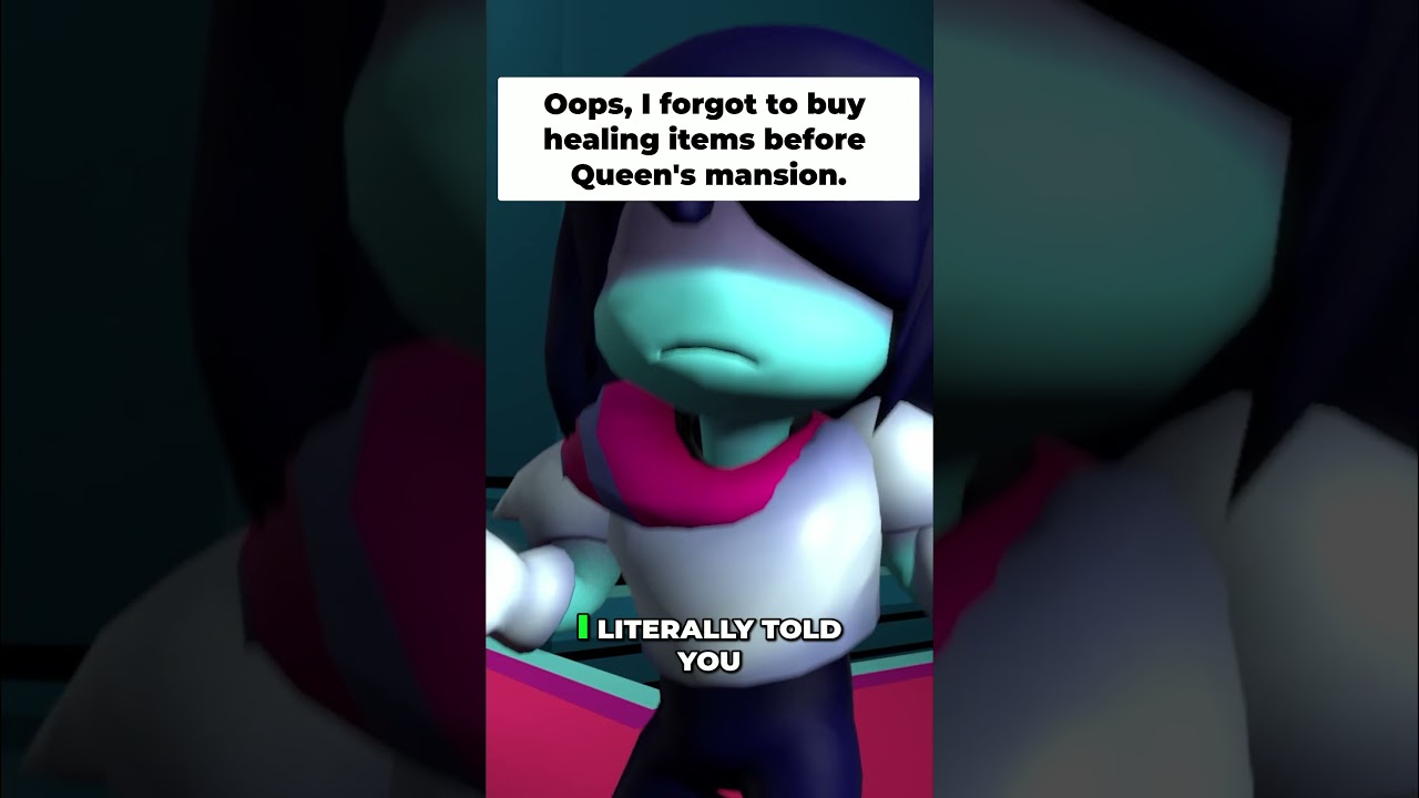 OOPS 🤭Who else forgot to buy healing items before Queen's mansion?