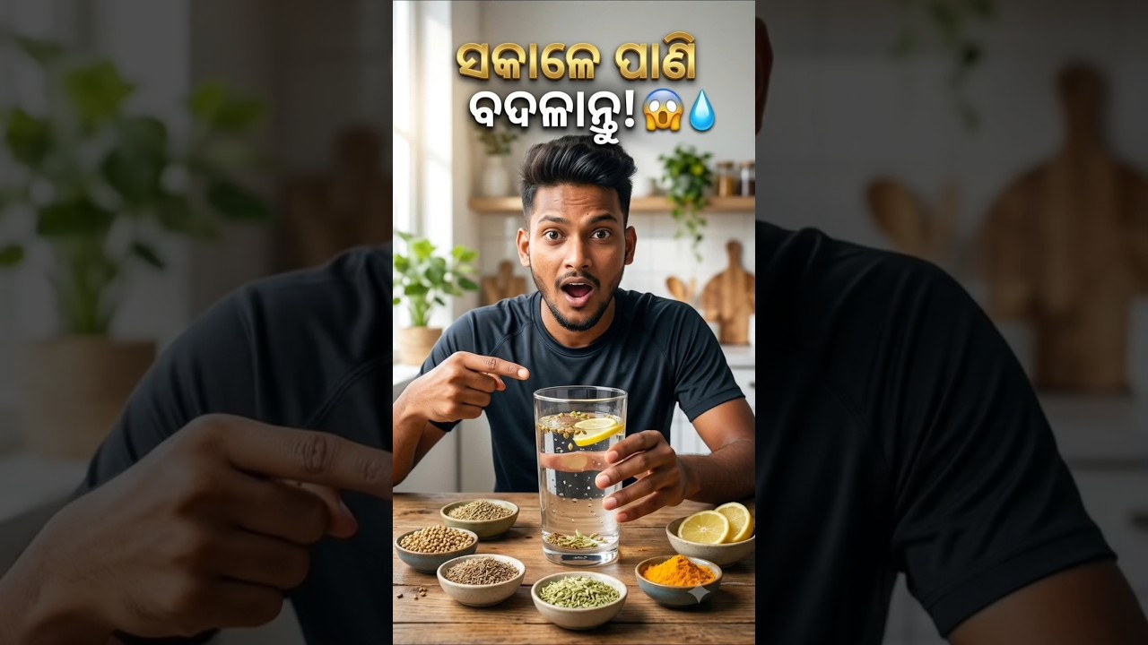 ସକାଳେ କେବଳ ପାଣି ବଦଳାନ୍ତୁ, ପୂରା ଲାଇଫ୍ ବଦଳିଯିବ! 💧⚡ #HealthHacks