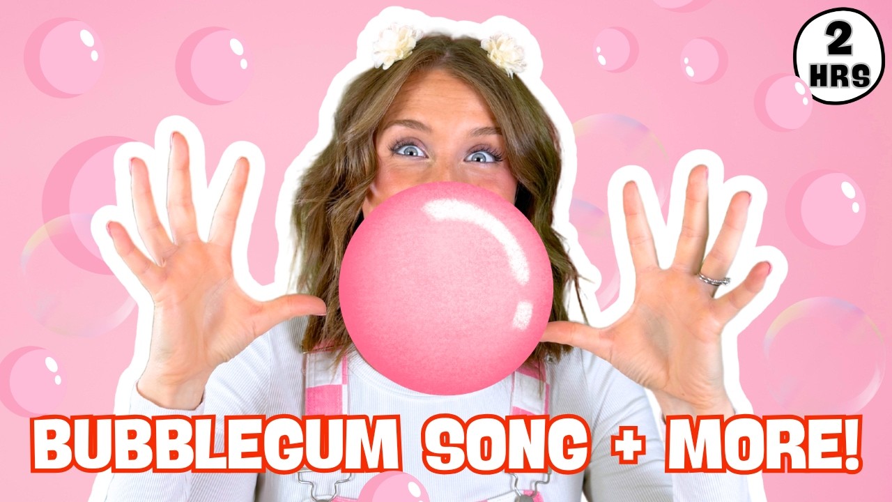 Icky Sticky Bubblegum + More | Toddler Learning Compilation With Ms Ash | Animals, Colors & Songs