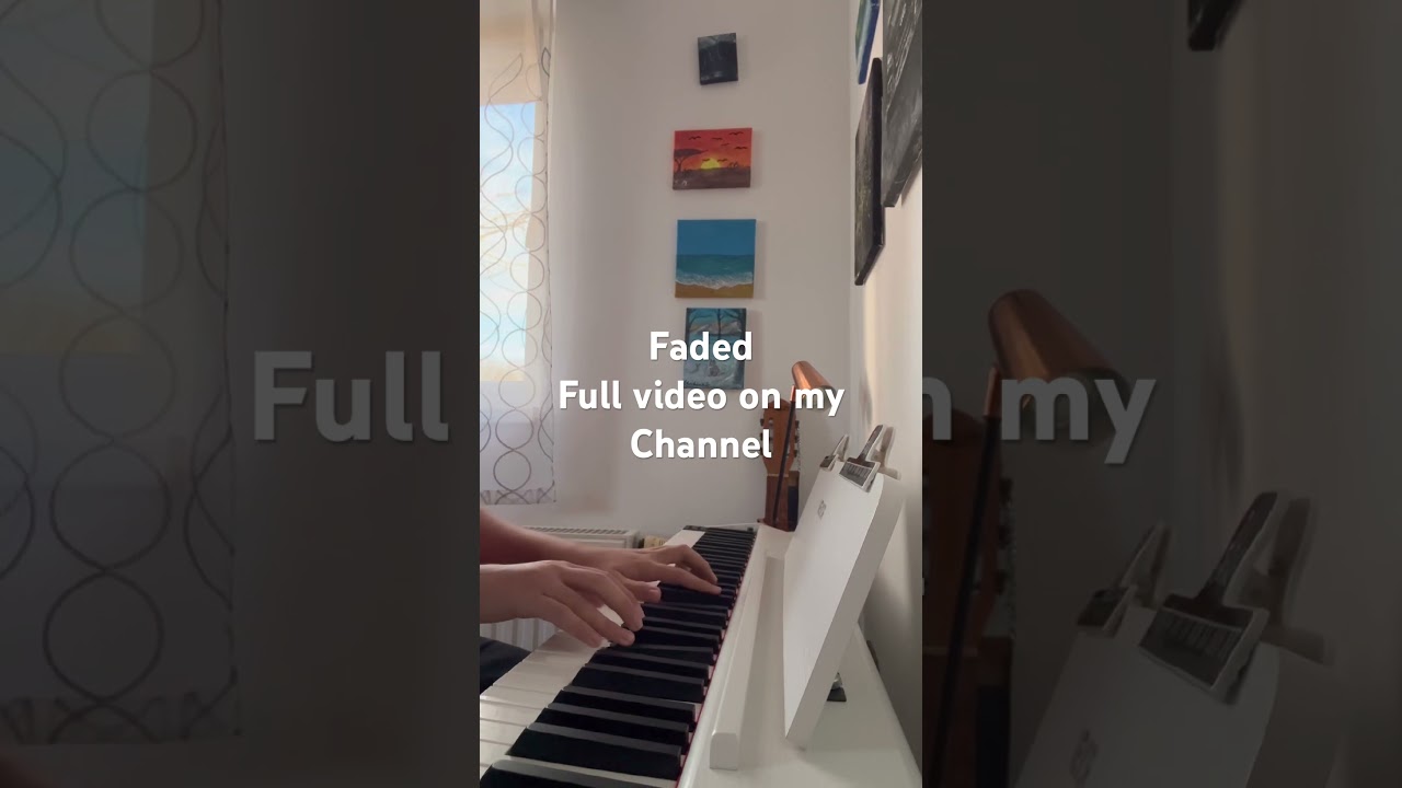 Faded-Alan Walker #piano