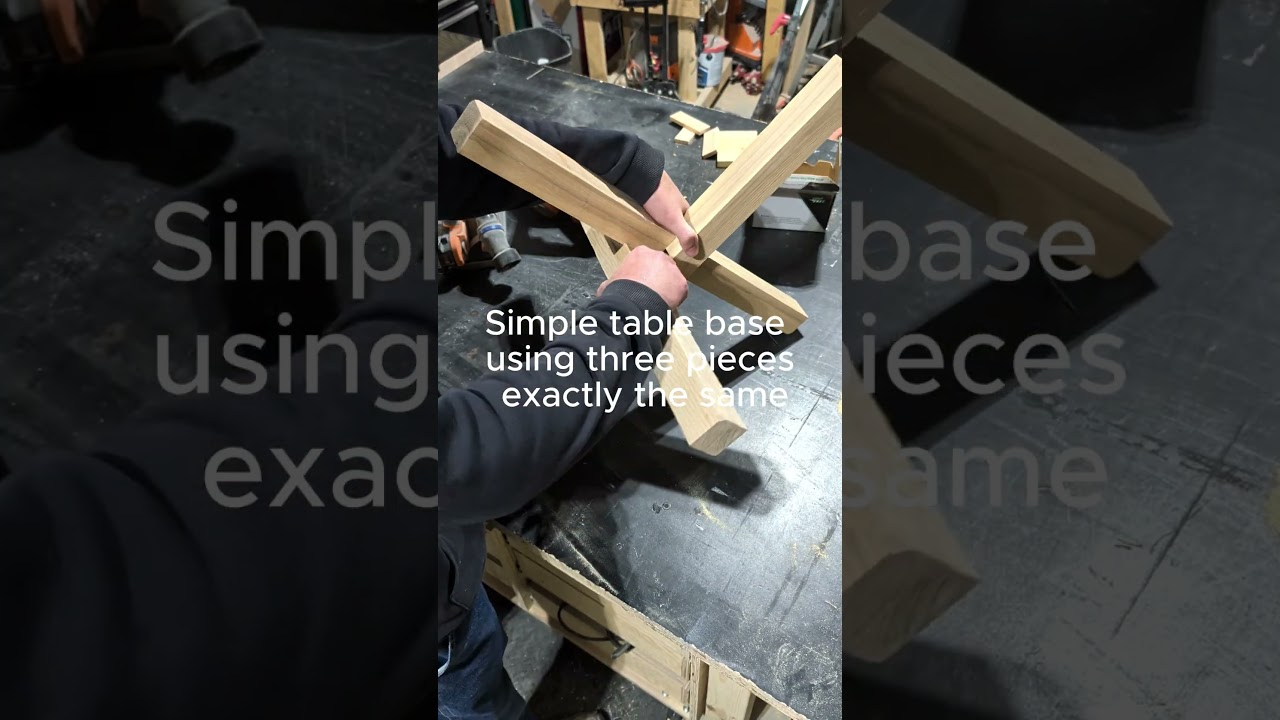 How to DIY table base #shorts