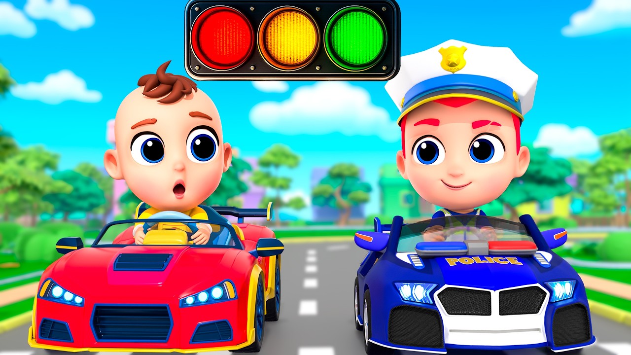 Learn Traffic Safety! | Nursery Rhymes & Kids Songs | Tinytots
