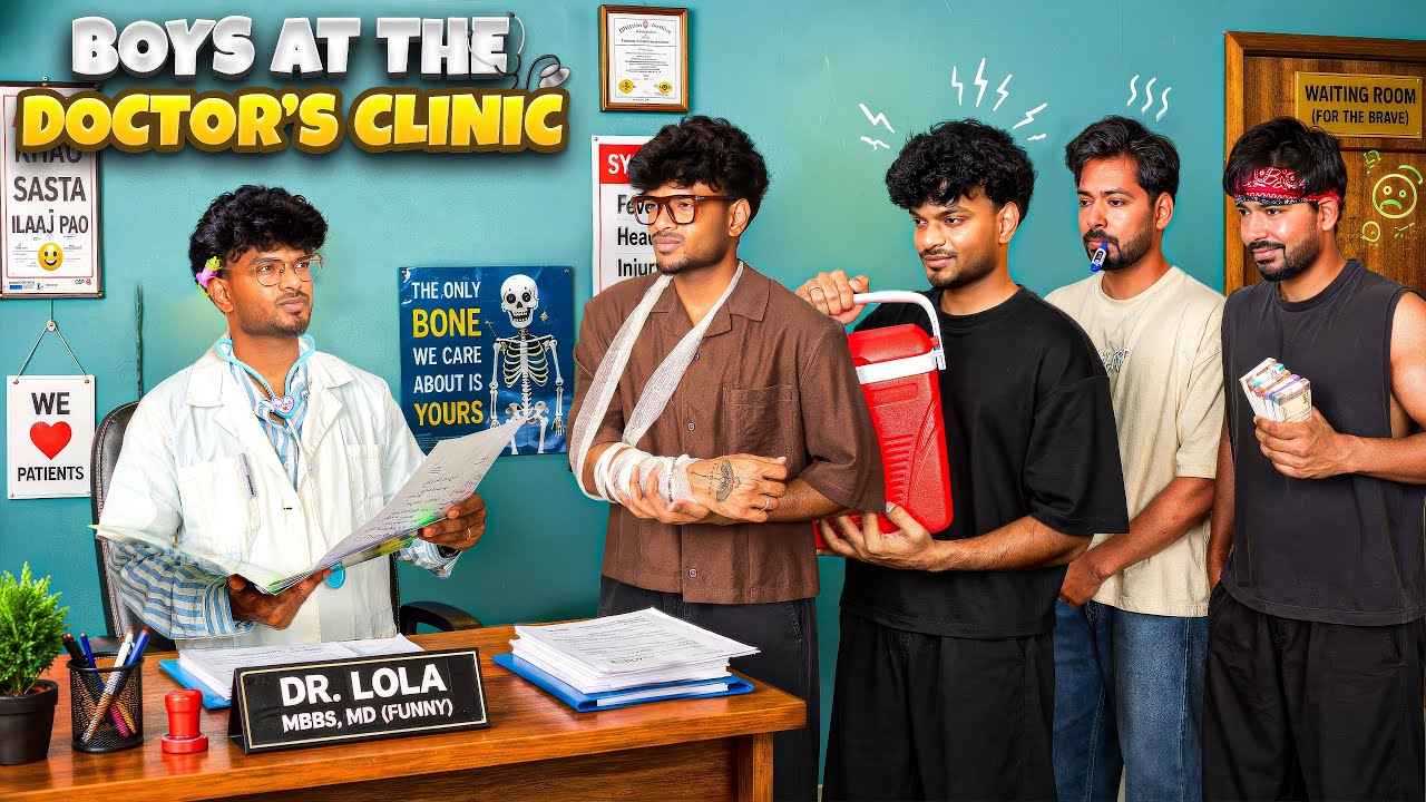 BOYS AT THE DOCTOR’S CLINIC 🏥