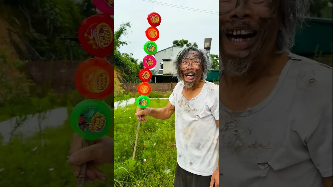 Adek kecil memamerkan trik lucunya !!!