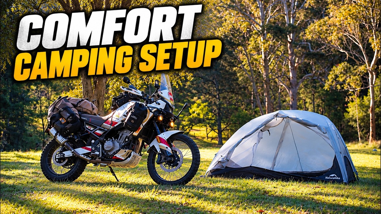 Motorcycle Camping in Comfort | CFMOTO 450MT