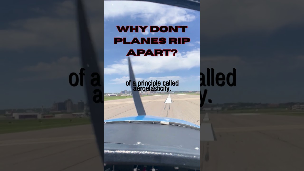Why Turbulence WON'T Break the Airplane! (The Physics) #aviation #flywithmyotis